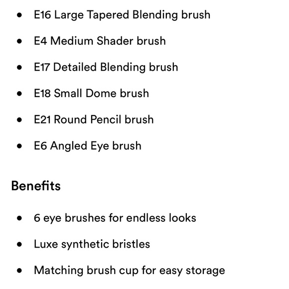 $13❤️🔥 LAST 1! Colourpop Brush of an Eye Brush Set w/ Holder🪞 NEW IN BOX - Picture 6 of 6